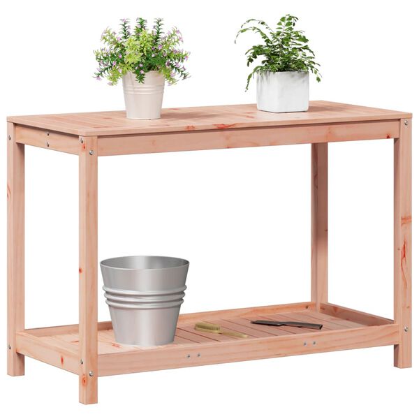 vidaXL Table de rempotage et &eacute;tag&egrave;re 108x50x75 cm bois massif douglas