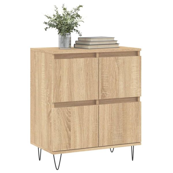vidaXL Buffet Chêne sonoma 60x35x70 cm Bois d'ingénierie