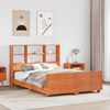 vidaXL Cadre de lit sans matelas cire marron 140x190cm bois pin massif