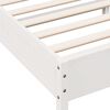 vidaXL Cadre de lit sans matelas blanc 90x190 cm bois de pin massif