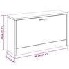 vidaXL Banc &agrave; chaussures 80x24x45 cm Ch&ecirc;ne
