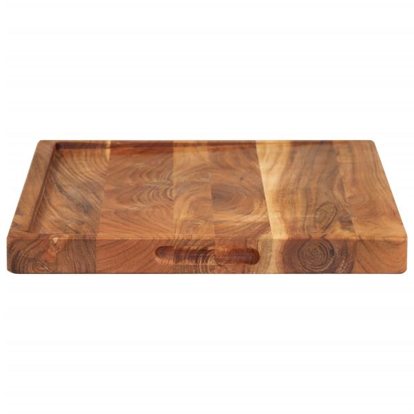 vidaXL Planche &agrave; d&eacute;couper 52x38x3,5 cm bois d'acacia massif
