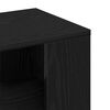 vidaXL Table d'appoint Ch&ecirc;ne noir 36 x 30 x 56 cm Bois d'ing&eacute;nierie