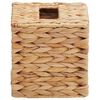 vidaXL Housses de bo&icirc;te &agrave; tissues 2 pcs Jacinthe d'eau Naturel