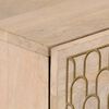 vidaXL Armoire lat&eacute;rale 80x33x75 cm bois massif de manguier
