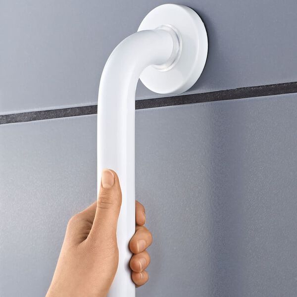 RIDDER Barre d'appui de s&eacute;curit&eacute; 30 cm Aluminium Blanc A00130101