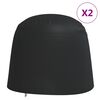 vidaXL Housses de chaise &oelig;uf double 2pcs &Oslash; 230x200cm tissu oxford 420D