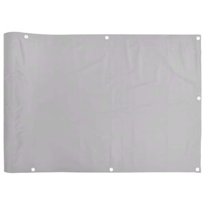 vidaXL &Eacute;cran d'intimit&eacute; de balcon gris 600x120 cm PVC