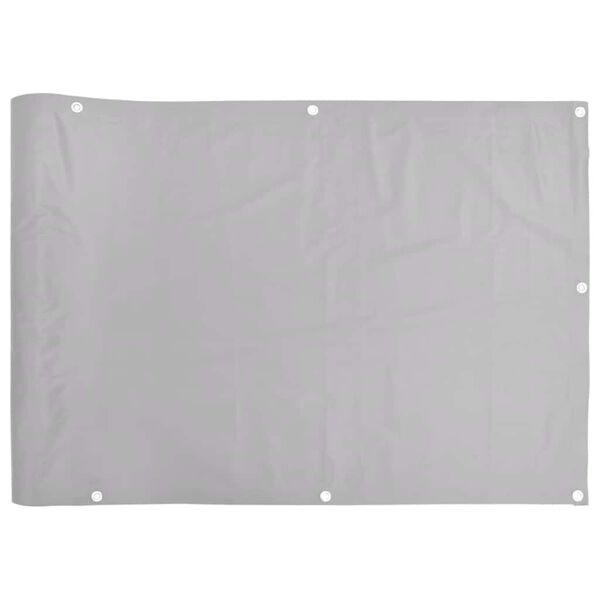 vidaXL &Eacute;cran d'intimit&eacute; de balcon gris 600x120 cm PVC