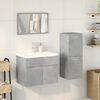 vidaXL Ensemble de meubles de salle de bain 3 pcs gris b&eacute;ton