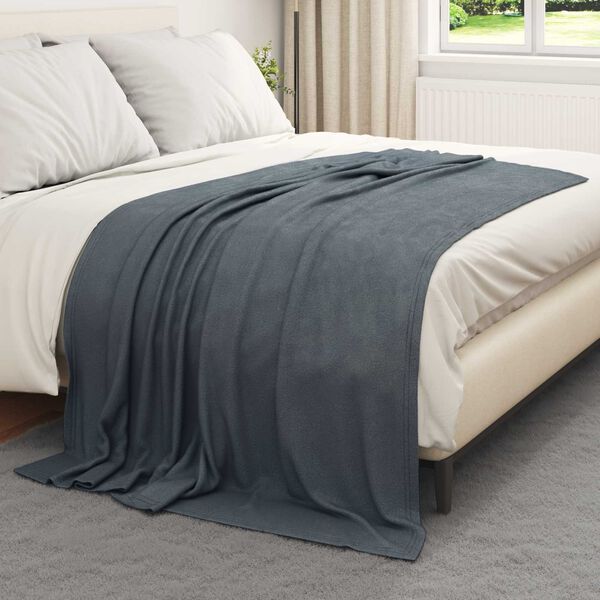 vidaXL Couvertures &agrave; jeter 24 pcs Gris fonc&eacute; 200 x 150 cm Toison