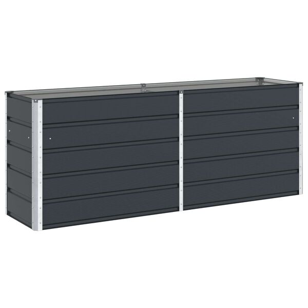 vidaXL Jardini&egrave;re Anthracite 480 x 50 x 45 cm Acier galvanis&eacute;