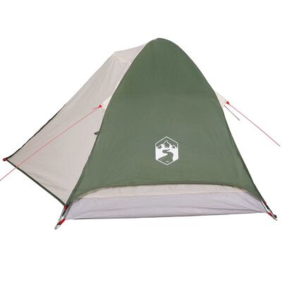 vidaXL Tente de camping à dôme 2 personne vert imperméable