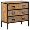 vidaXL Buffet 70x35x70 cm bois de manguier brut massif