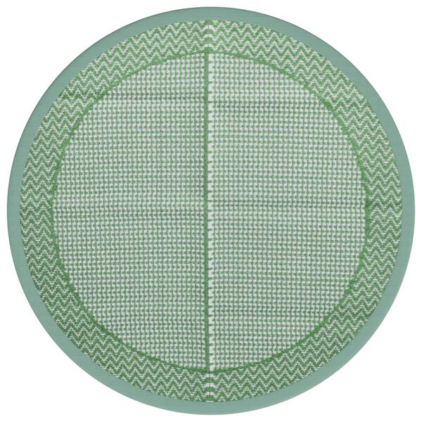 vidaXL Tapis d'ext&eacute;rieur ARAKIL vert &Oslash;160 cm PP