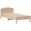 vidaXL Cadre de lit sans matelas 90x200 cm bois de pin massif