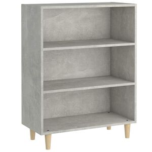 vidaXL Buffet Gris b&eacute;ton 69,5x32,5x90 cm Bois d'ing&eacute;nierie