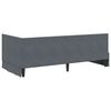 vidaXL Cadre de lit d'angle Gris fonc&eacute; 90 cm x 200 cm Velours