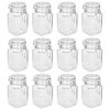 vidaXL Pots à confiture en verre avec serrure 12 pcs 260 ml