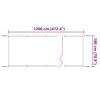 vidaXL Auvent vertical Anthracite 180x1200 cm Tissu oxford