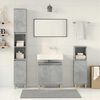 vidaXL Ensemble de meubles de salle de bain 3 pcs gris b&eacute;ton