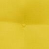 vidaXL Coussin de Dos Jaune clair 80 x 24 x 50 cm tissu