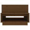 vidaXL Table basse Marron miel 80x55x40,5 cm Bois massif de pin