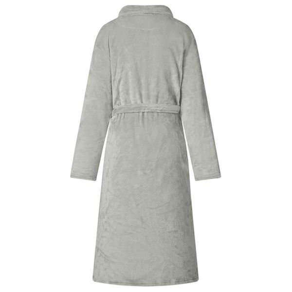 vidaXL Robe de bain sans capuche Gris xl Flanelle