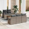 vidaXL Ensemble de canapé de jardin 6 pcs Gris