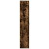 vidaXL Buffet haut ch&ecirc;ne fum&eacute; 70x35x180 cm bois d'ing&eacute;nierie
