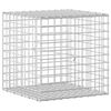 vidaXL Gabion avec fil de 5 mm et maille de 5x5 cm 50x50x50 cm