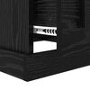 vidaXL Table basse Ch&ecirc;ne noir 50 x 50 x 35 cm Bois d'ing&eacute;nierie