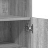 vidaXL Buffet sonoma gris 81x37x100 cm bois d'ing&eacute;nierie