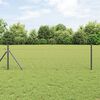 vidaXL Cl&ocirc;ture hexagonale Gris 1,2 x 10 m PVC