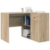 vidaXL Bureau d'angle avec tiroir Ch&ecirc;ne Sonoma 102 x 88 x 75 cm