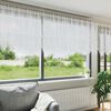 vidaXL Rideau en Dentelle Floral Blanc 100 x 500 cm Polyester
