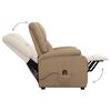 vidaXL Fauteuil Cappuccino Similicuir