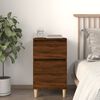 vidaXL Table de chevet ch&ecirc;ne marron 40x35x70 cm