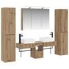 vidaXL Ensemble de mobilier de salle de bain 6 pcs Ch&ecirc;ne artisanal