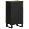 vidaXL Buffet noir 40x33x75 cm bois massif de manguier