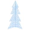 vidaXL Sapin de Noël avec 160 LED Blanc Froid 150 cm Acrylique