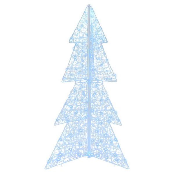 vidaXL Sapin de Noël avec 160 LED Blanc Froid 150 cm Acrylique