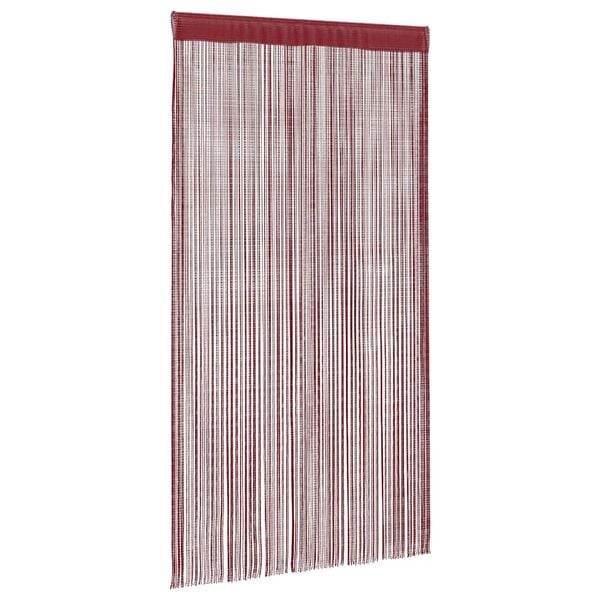 vidaXL Rideau en fils 2 pcs 100 x 250 cm Bordeaux