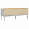 vidaXL Banc de couloir Blanc 115 x 40 x 45 cm Bois de Pin Massif