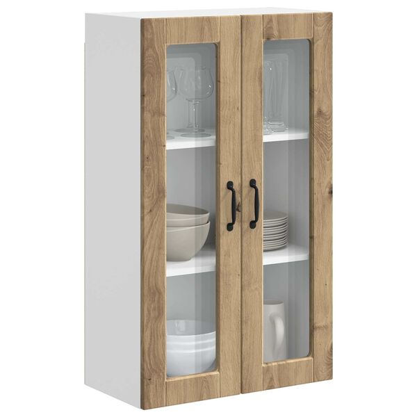 vidaXL Armoire de cuisine avec porte Ch&ecirc;ne artisanal 60 x 31 x 100 cm