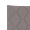 vidaXL T&ecirc;te de lit Gris clair 90 cm tissu