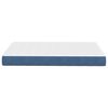 vidaXL Matelas de Lit avec matelas Bleu 120 x 200 cm tissu