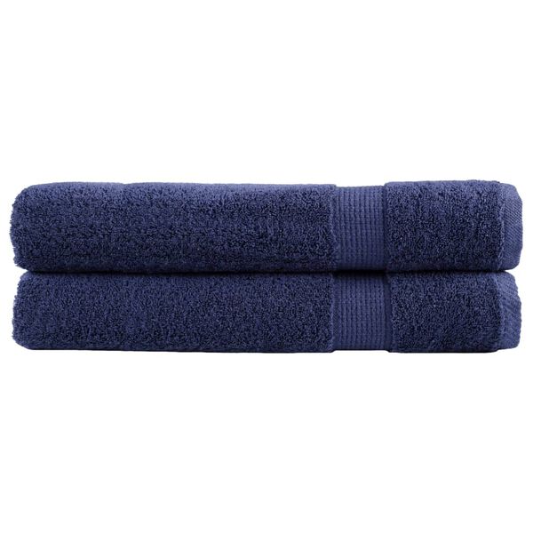 vidaXL Serviettes de sauna de qualit&eacute; sup&eacute;rieure SOLUND 2 pcs 600 g/m&sup2;