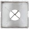 vidaXL Piquets au sol 6 pcs Argent&eacute; 8x8x76 cm Acier galvanis&eacute;
