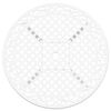 vidaXL Ensemble de salle &agrave; manger pour jardin 7 pcs Blanc Aluminium